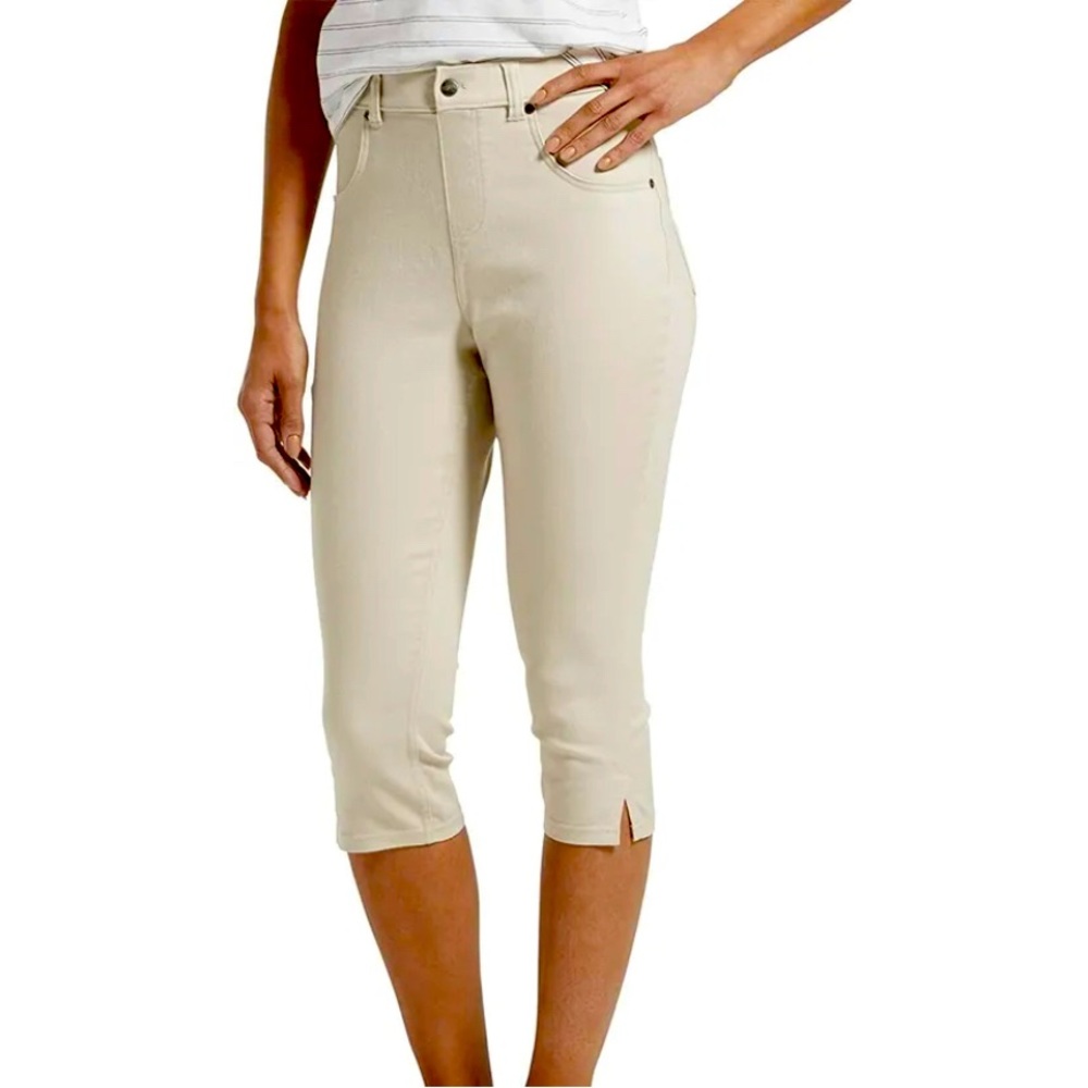 2 Pair of  cute khaki and red Hue pants